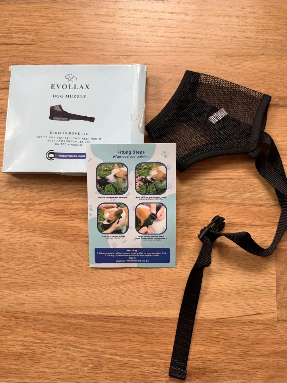 Black Mesh Dog Muzzle - Breathable, Adjustable Fit